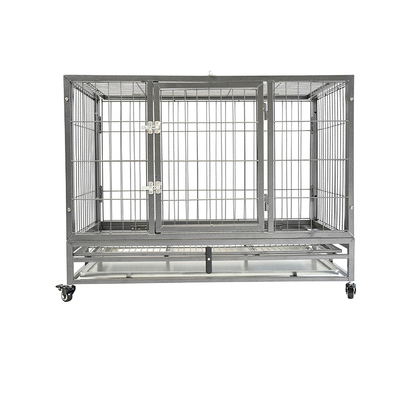 DH120-3 Foldable Heavy Duty Metal Pet Cage Cat And Dog Crate