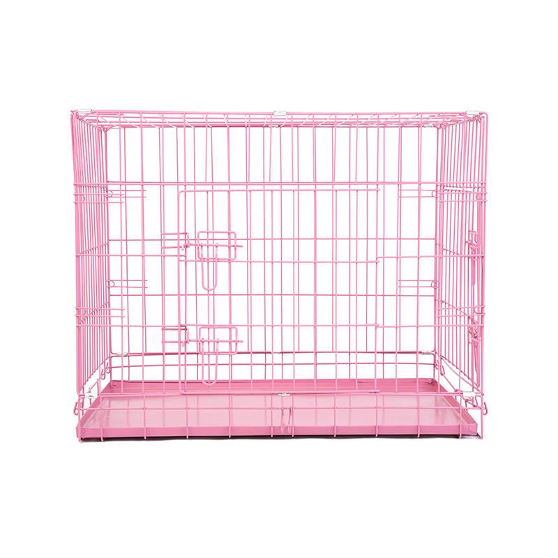 DH016-2 Folding 2 Door Kennel Pet Box With ABS Tray