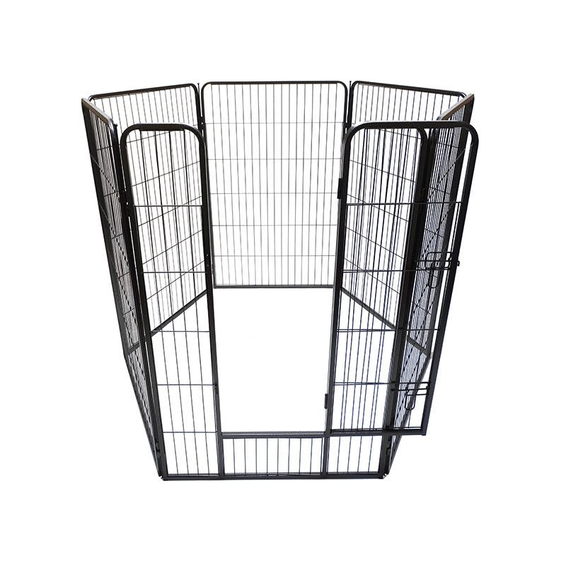 DH093-4 6 Panels Portable Outdoor Folding Heavy Duty Metal Pet Playpen