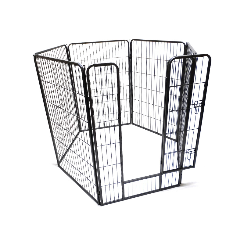 DH093-4 6 Panels Portable Outdoor Folding Heavy Duty Metal Pet Playpen