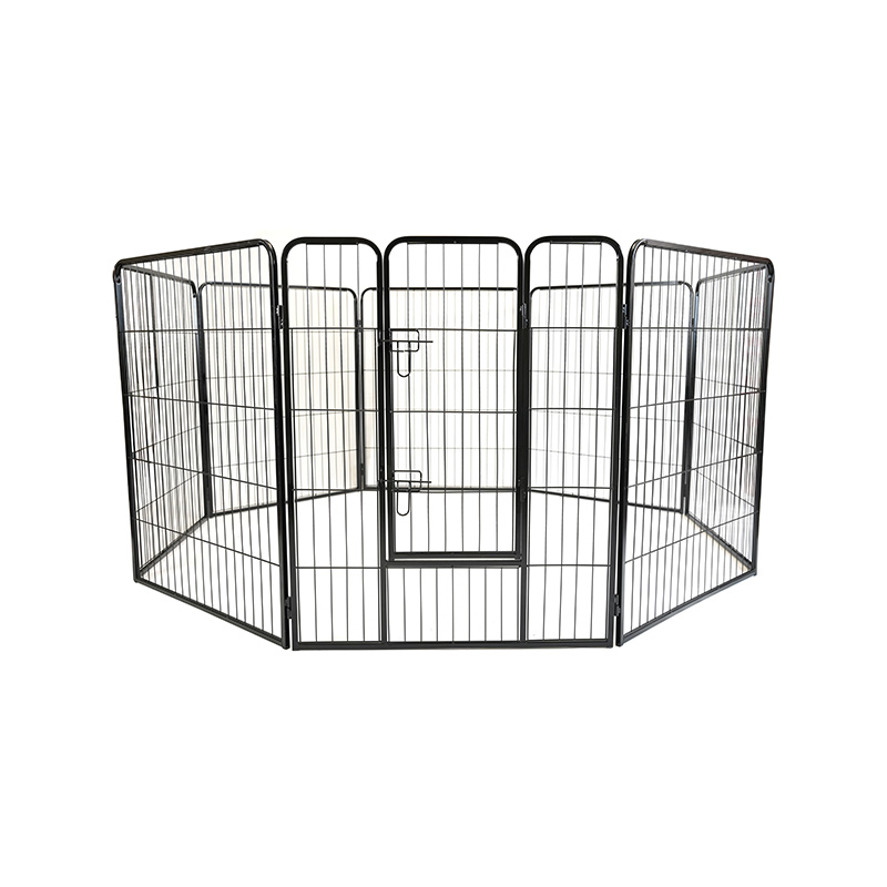 DH093-3 8 Panels Portable Heavy Duty Metal Puppy Fence