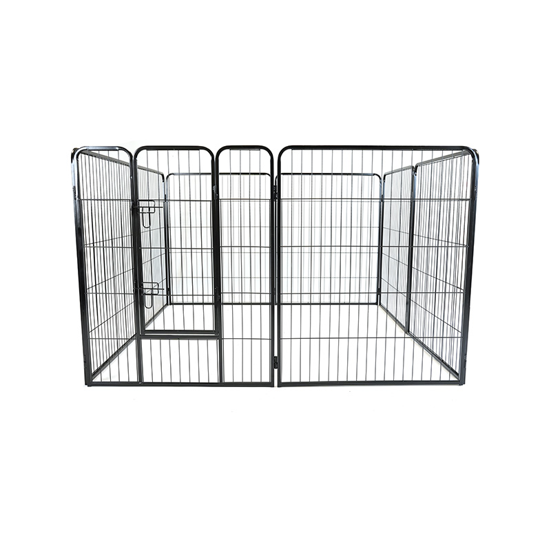 DH093-3 8 Panels Portable Heavy Duty Metal Puppy Fence