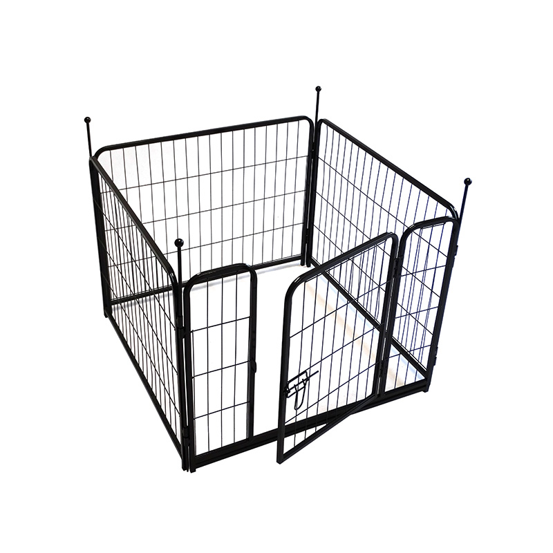 77*60*8 Iron Wire Dog Playpen 4-Panel Pet Puppy Run Dog Fence