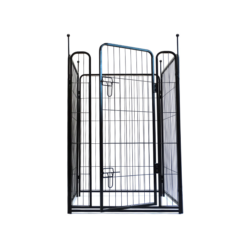 68*101*8 Outdoor Foldable Pet Dog Metal Playpen With Doors