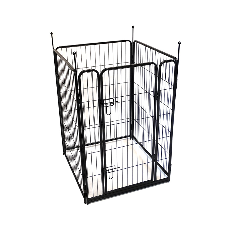 68*101*8 Outdoor Foldable Pet Dog Metal Playpen With Doors