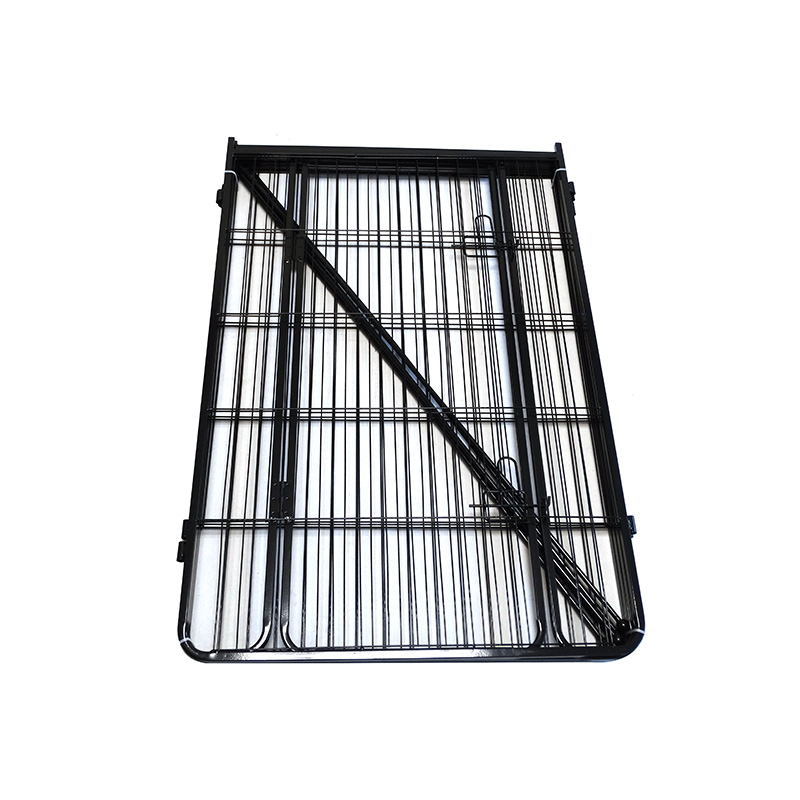 68*101*8 Outdoor Foldable Pet Dog Metal Playpen With Doors