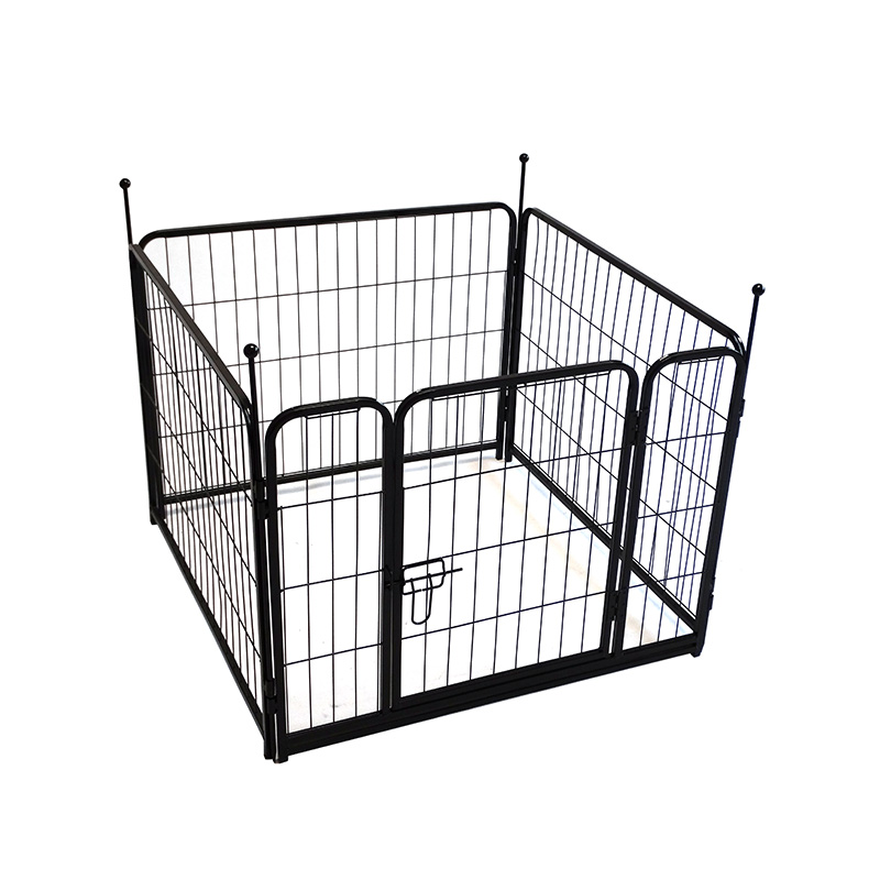 77*60*8 Iron Wire Dog Playpen 4-Panel Pet Puppy Run Dog Fence