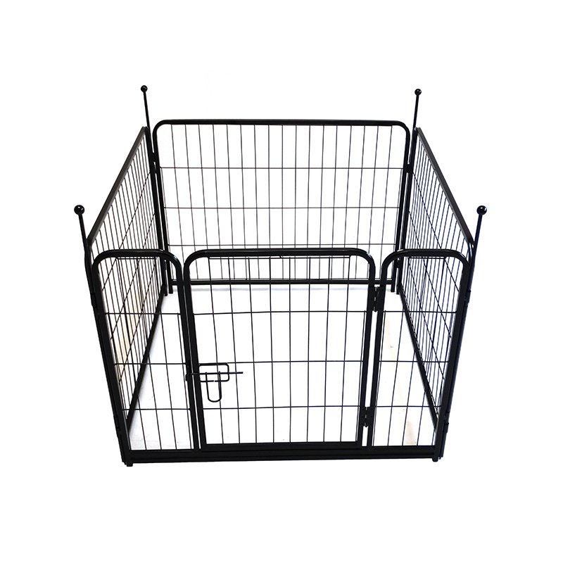 77*60*8 Iron Wire Dog Playpen 4-Panel Pet Puppy Run Dog Fence